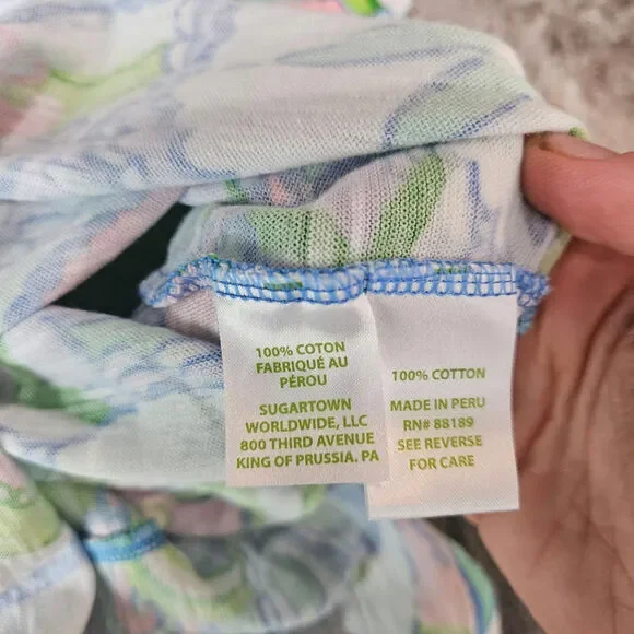 Lilly Pulitzer Kirby Top Preppy Size Small - Picture 3 of 7